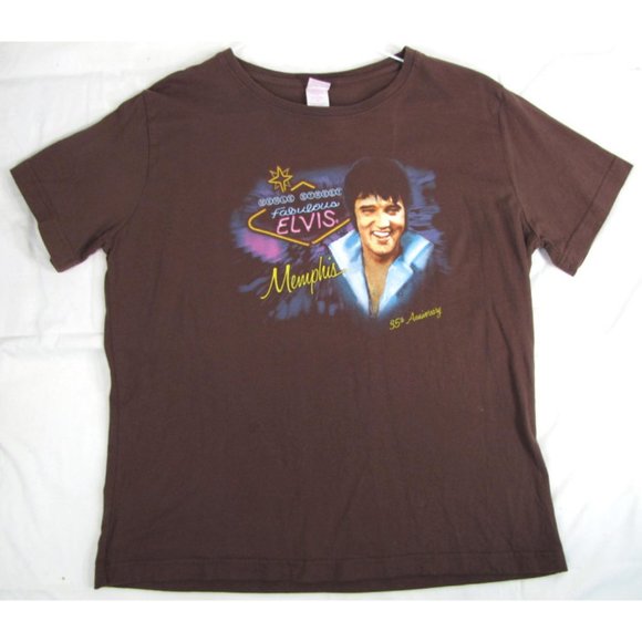 LAT Tops - ELVIS PRESLEY Memphis Tennessee Anniversay T-Shirt